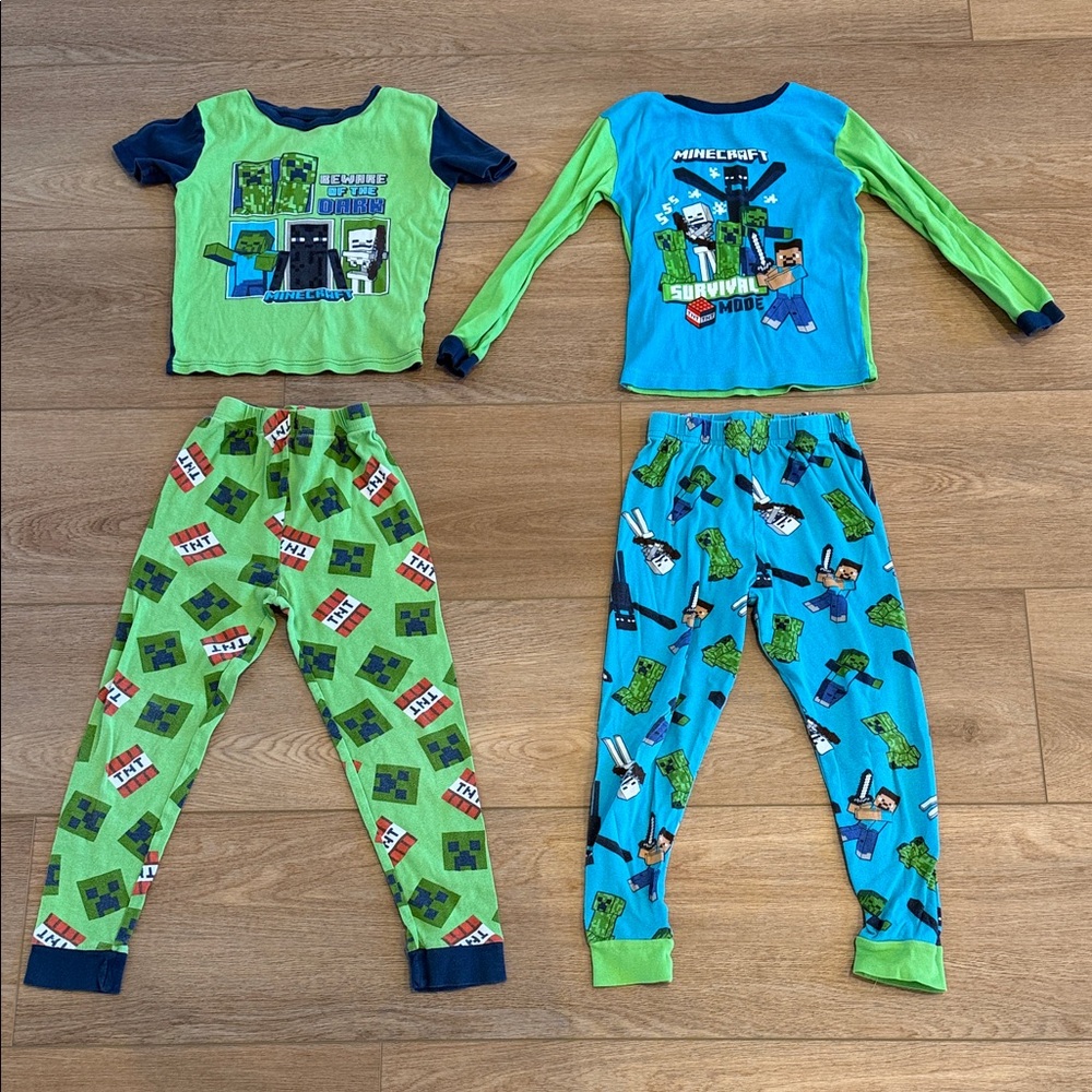 Kids Minecraft Pajamas Set bundle